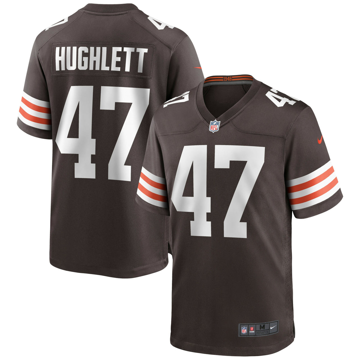 Charley Hughlett Cleveland Browns Nike Game Jersey Brown