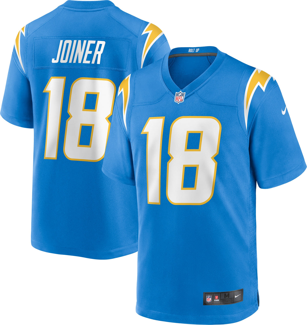 Charlie Joiner Los Angeles Chargers Nike Game Retired Player Jersey Powder Blue