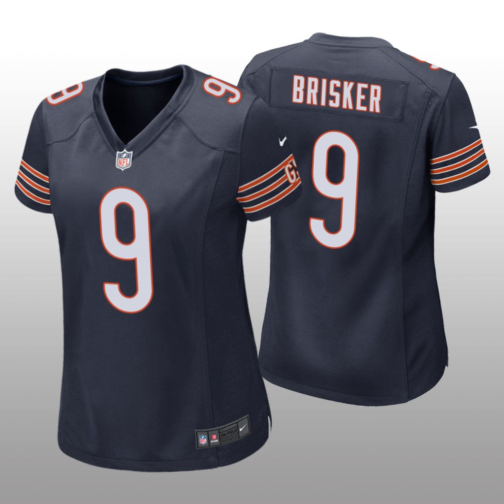 Chicago Bears Jaquan Brisker Navy Jersey Game Women's