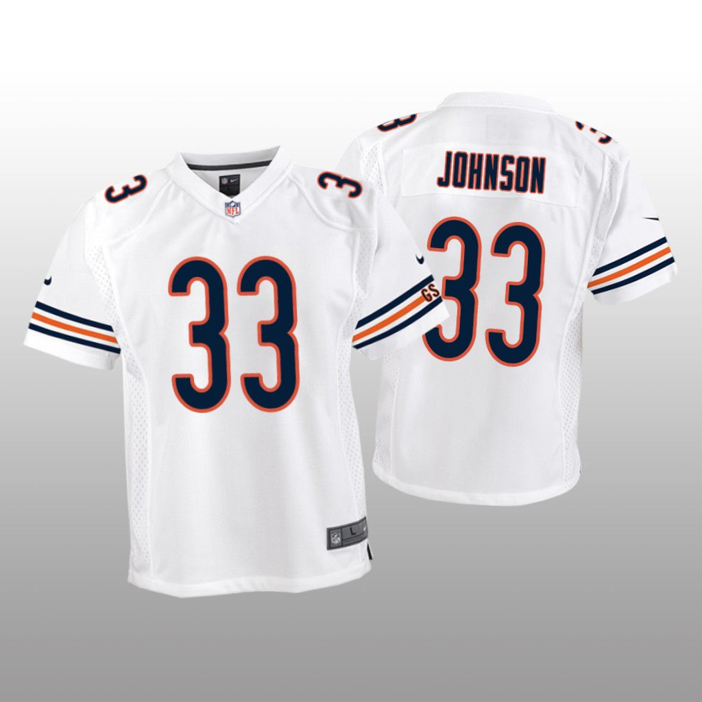 Chicago Bears Jaylon Johnson White Jersey Game Youth