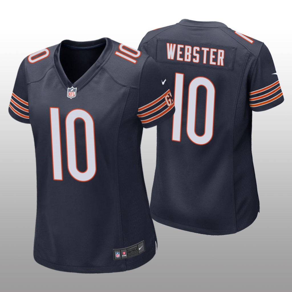 Chicago Bears Nsimba Webster Navy Jersey Game Women's