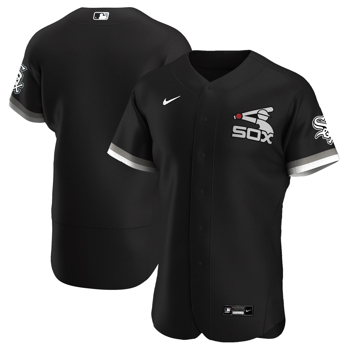 Chicago White Sox Nike Alternate Authentic Team Jersey Black