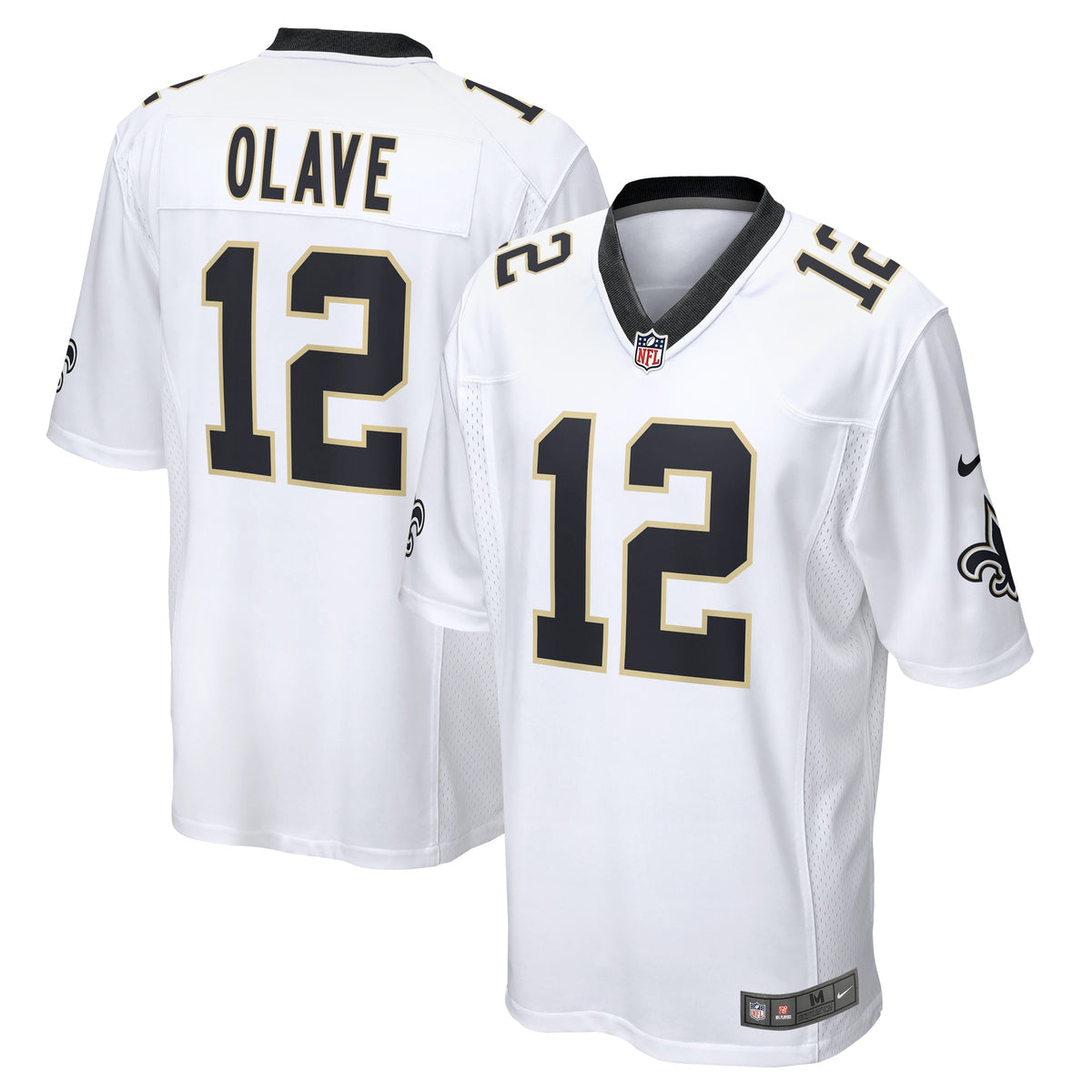 Chris Olave New Orleans Saints Nike Game Player Jersey White