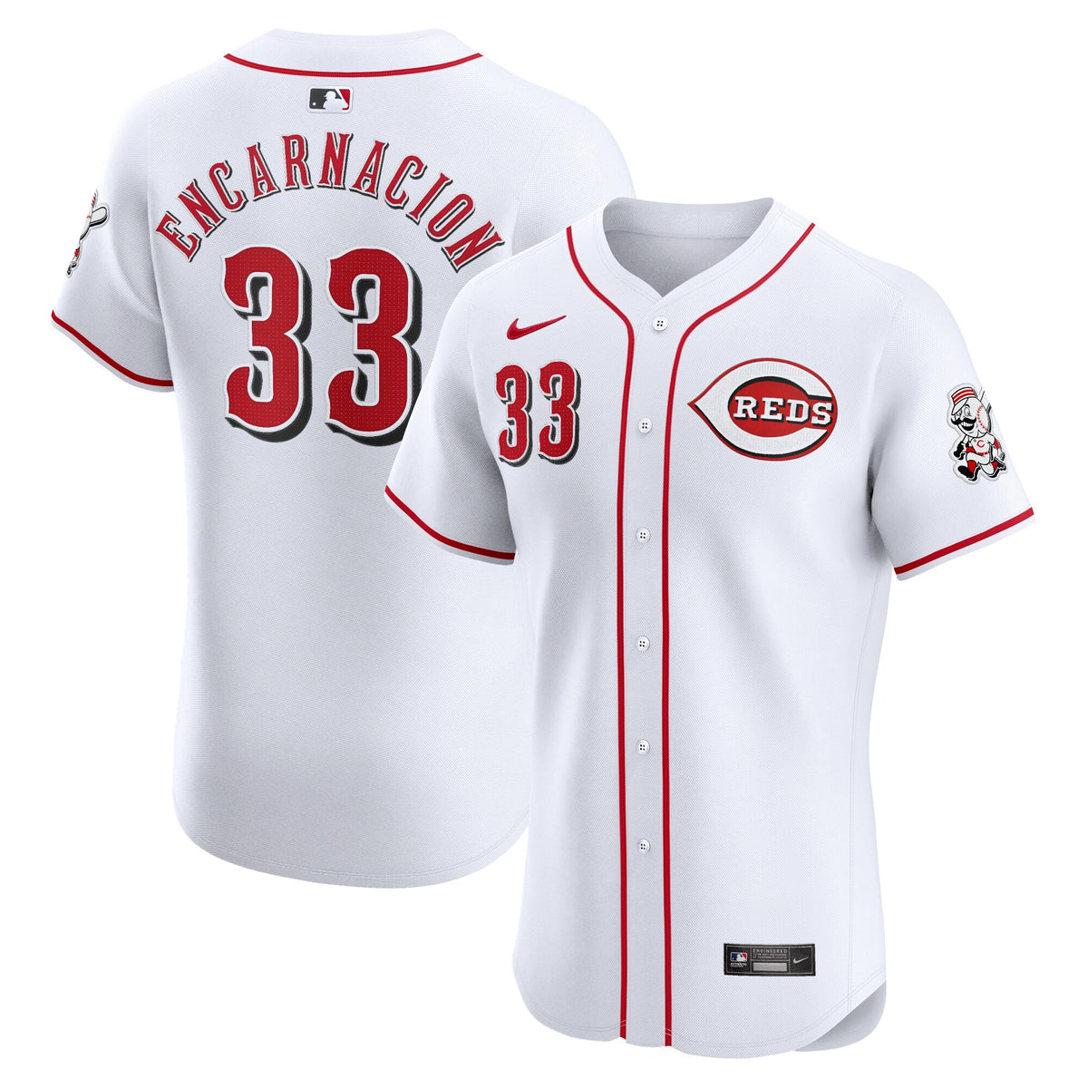 Christian Encarnacion-Strand Cincinnati Reds Nike Home Elite Player Jersey White