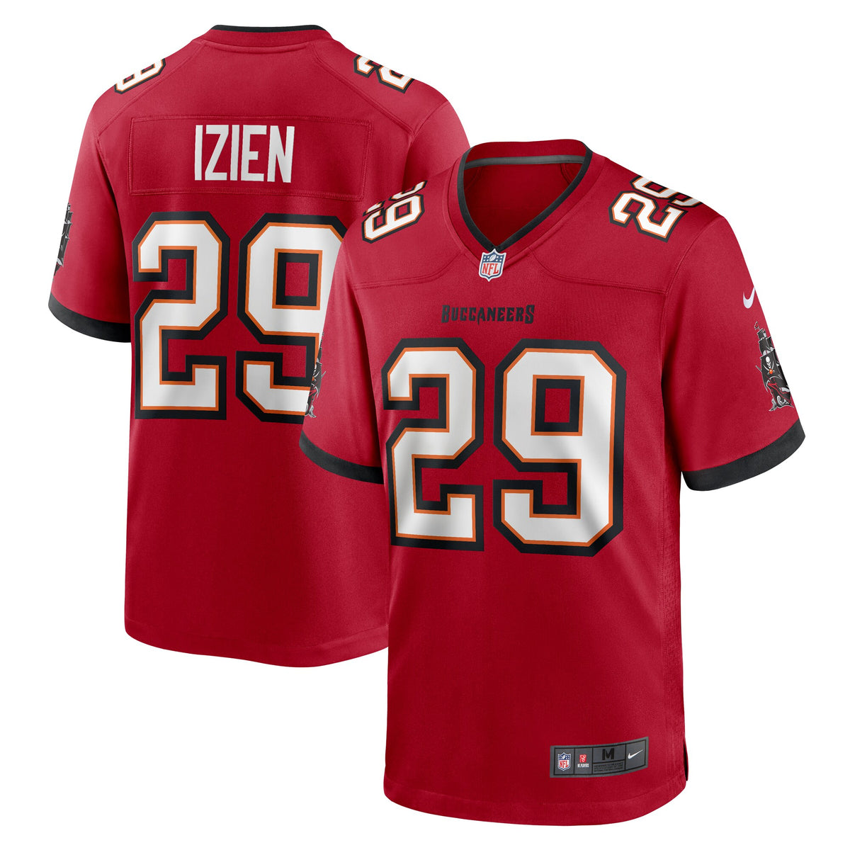 Christian Izien Tampa Bay Buccaneers Nike Game Jersey Red