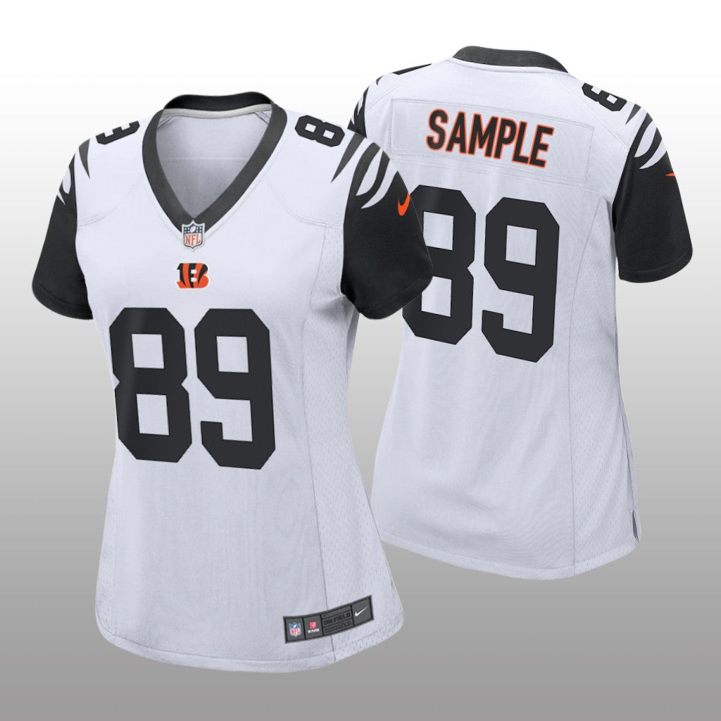 Cincinnati Bengals Drew Sample Black Jersey Alternate Game Women's