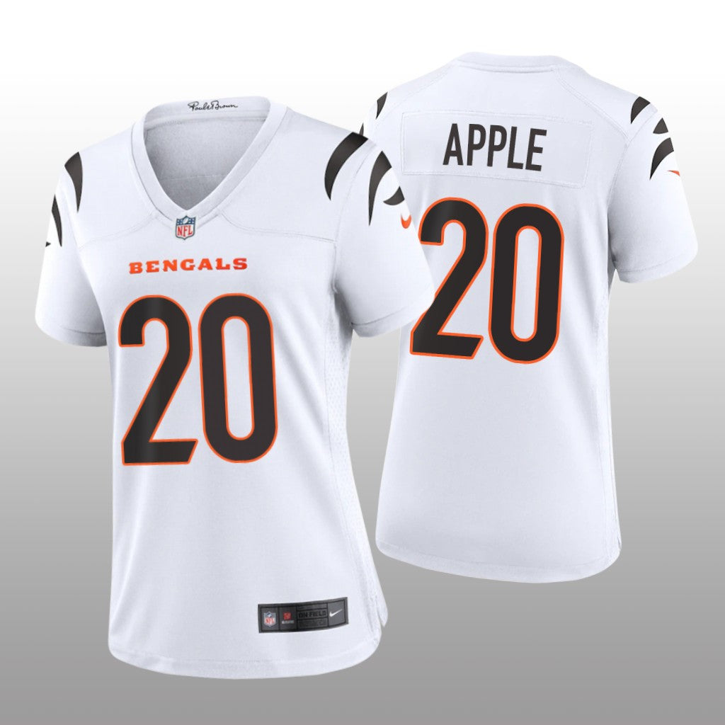 Cincinnati Bengals Eli Apple White Jersey Game Women's