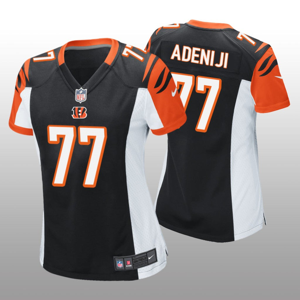 Cincinnati Bengals Hakeem Adeniji Black Jersey Game Women's