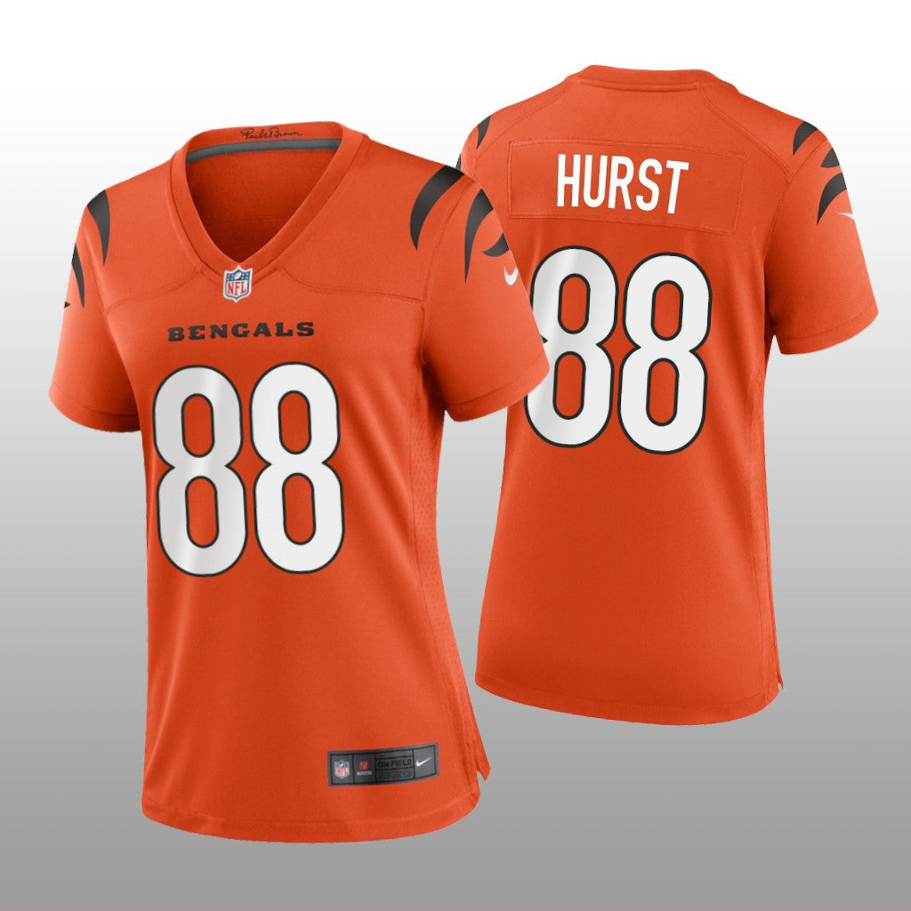 Cincinnati Bengals Hayden Hurst Orange Jersey Game Women's