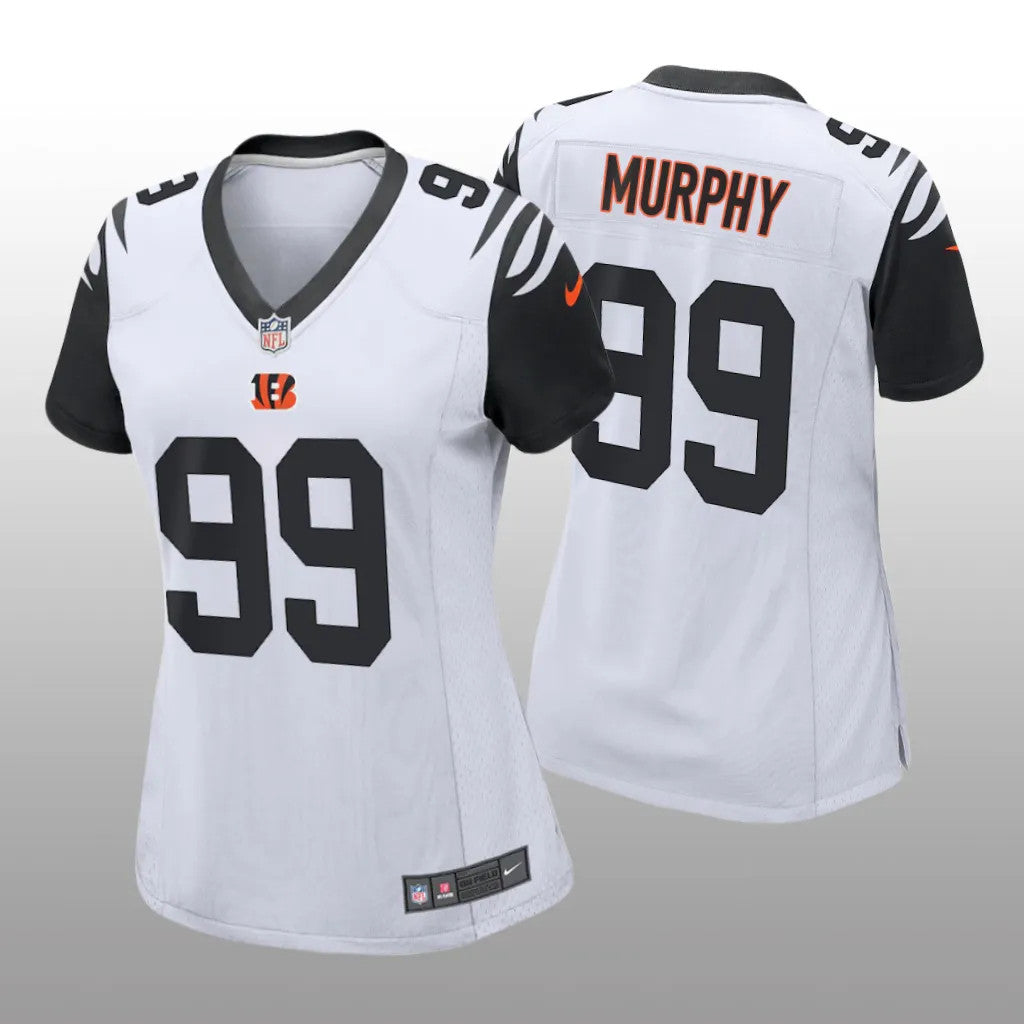 Cincinnati Bengals Myles Murphy White Jersey Alternate Game Women's
