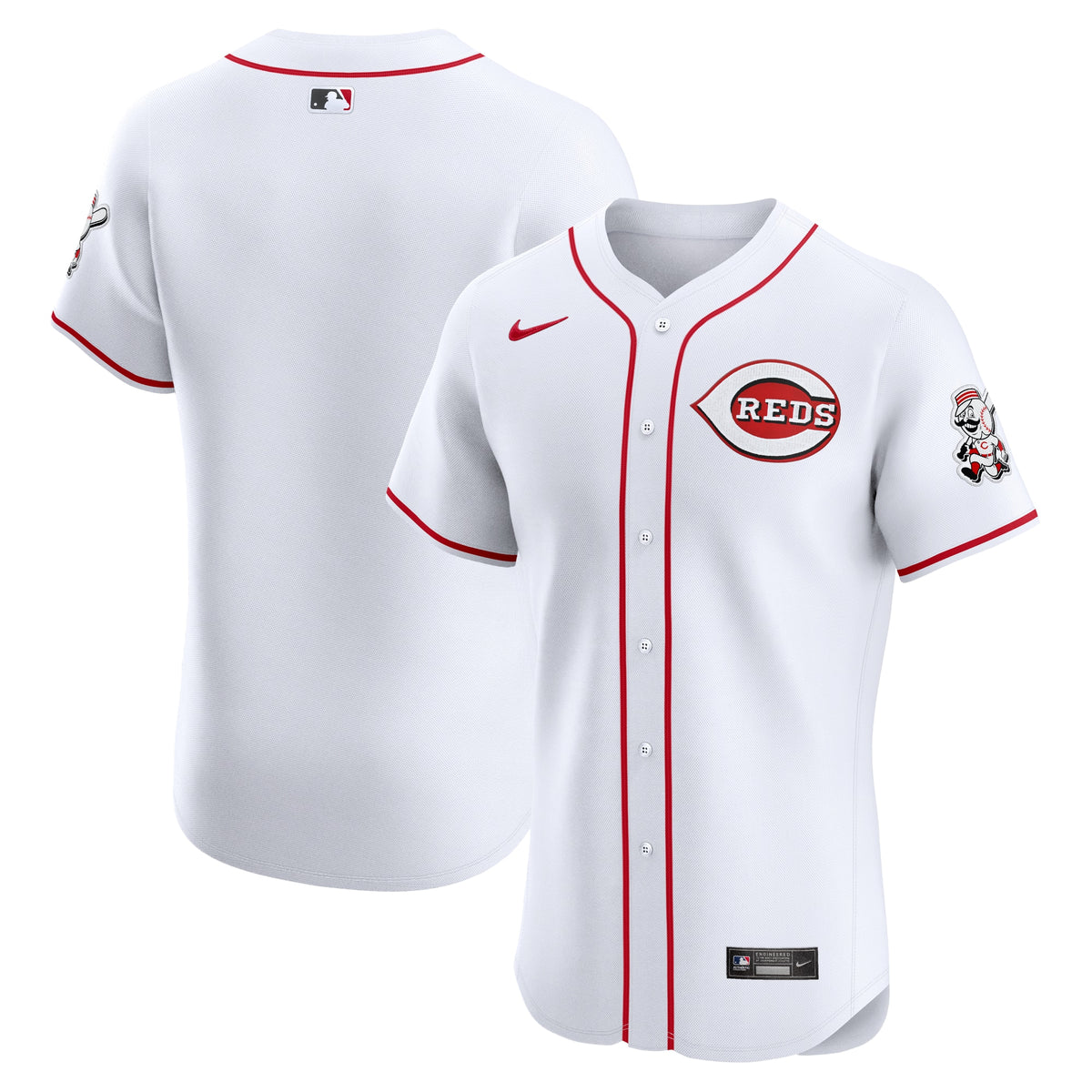 Cincinnati Reds Nike Home Elite Jersey White