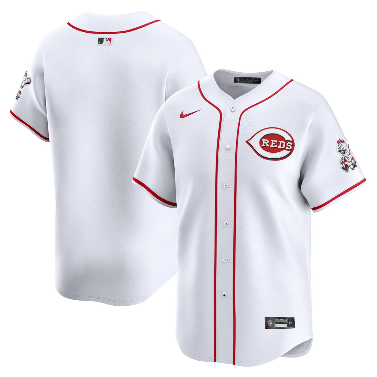 Cincinnati Reds Nike Home Limited Jersey White