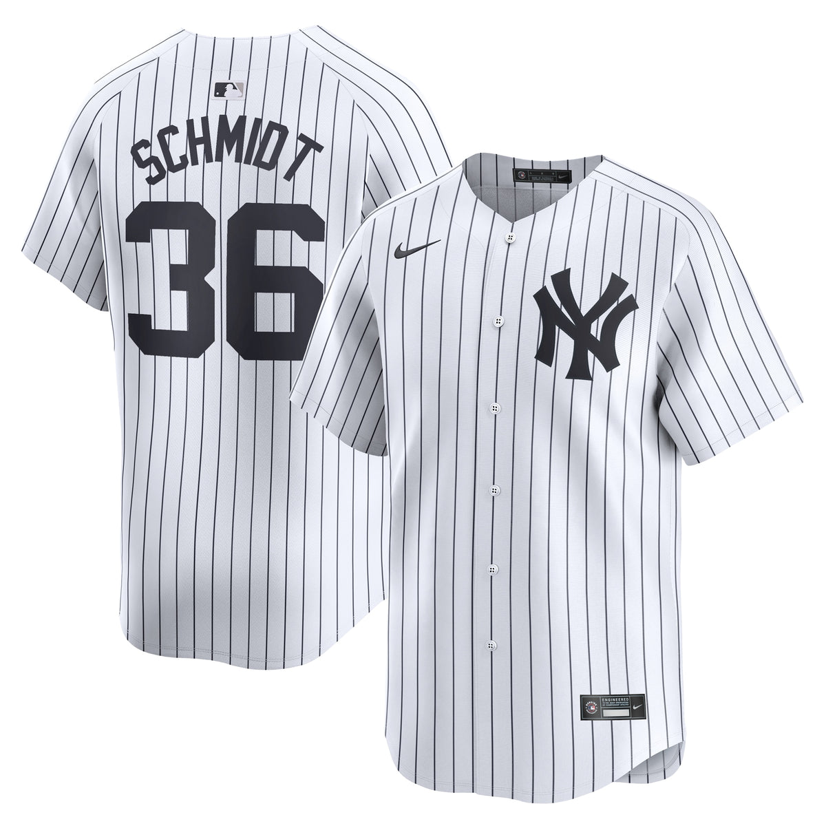Clarke Schmidt New York Yankees Nike Home Limited Player Jersey White