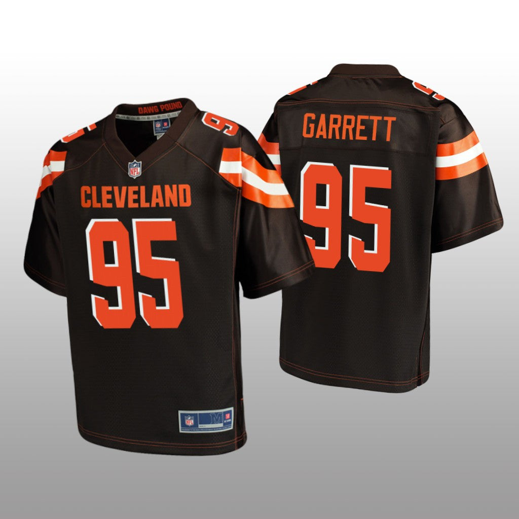 Cleveland Browns #95 Brown Myles Garrett Pro Line Jersey Youth