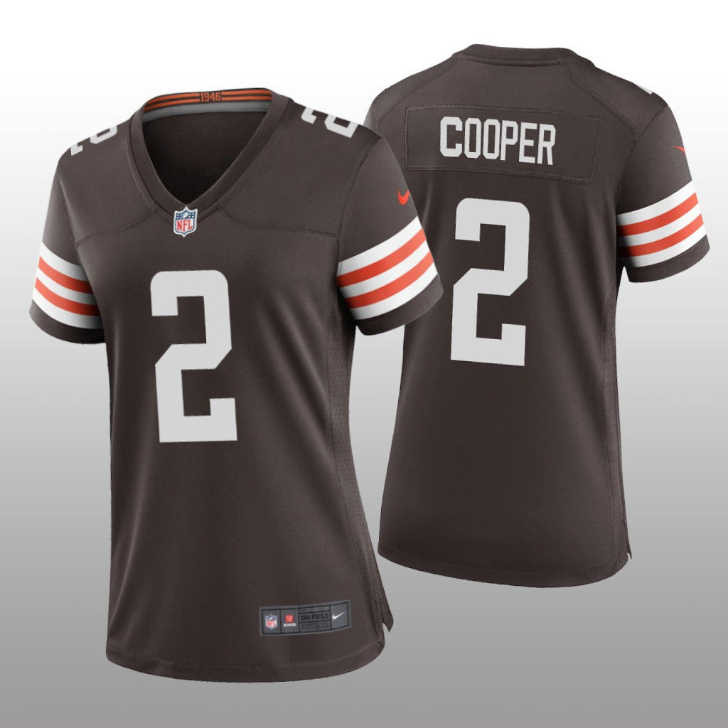 Cleveland Browns Amari Cooper Brown Jersey Game Women's