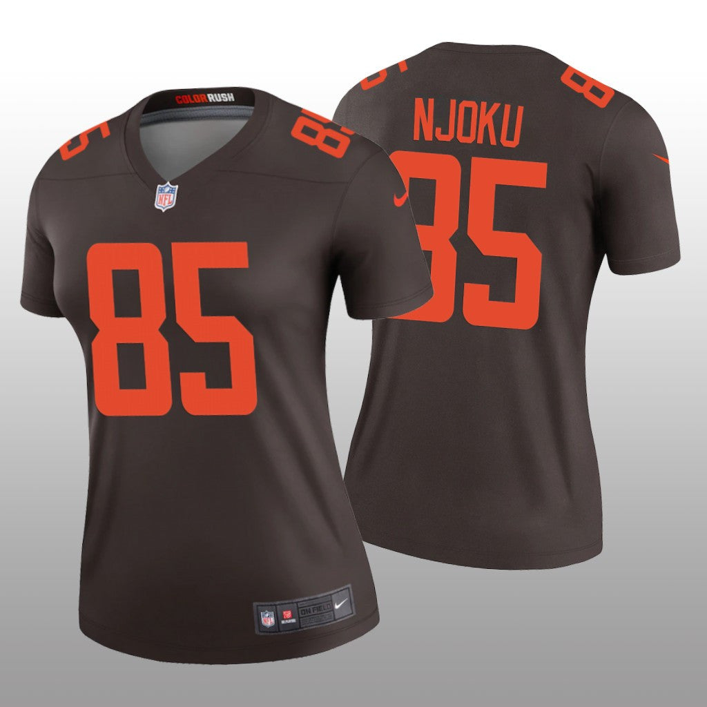 Cleveland Browns David Njoku Brown Jersey Alternate Legend Women's