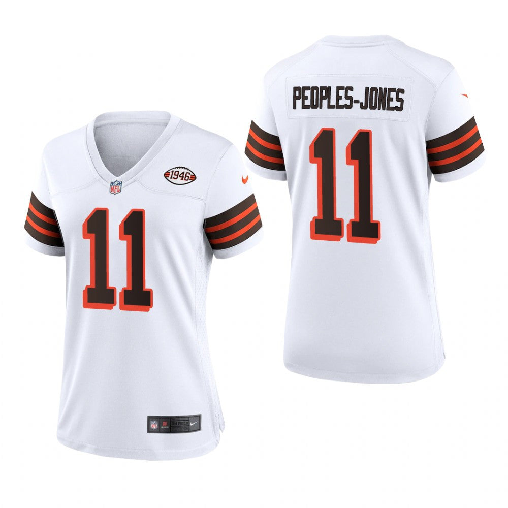 Cleveland Browns Donovan Peoples-Jones White Jersey 1946 Collection Women's