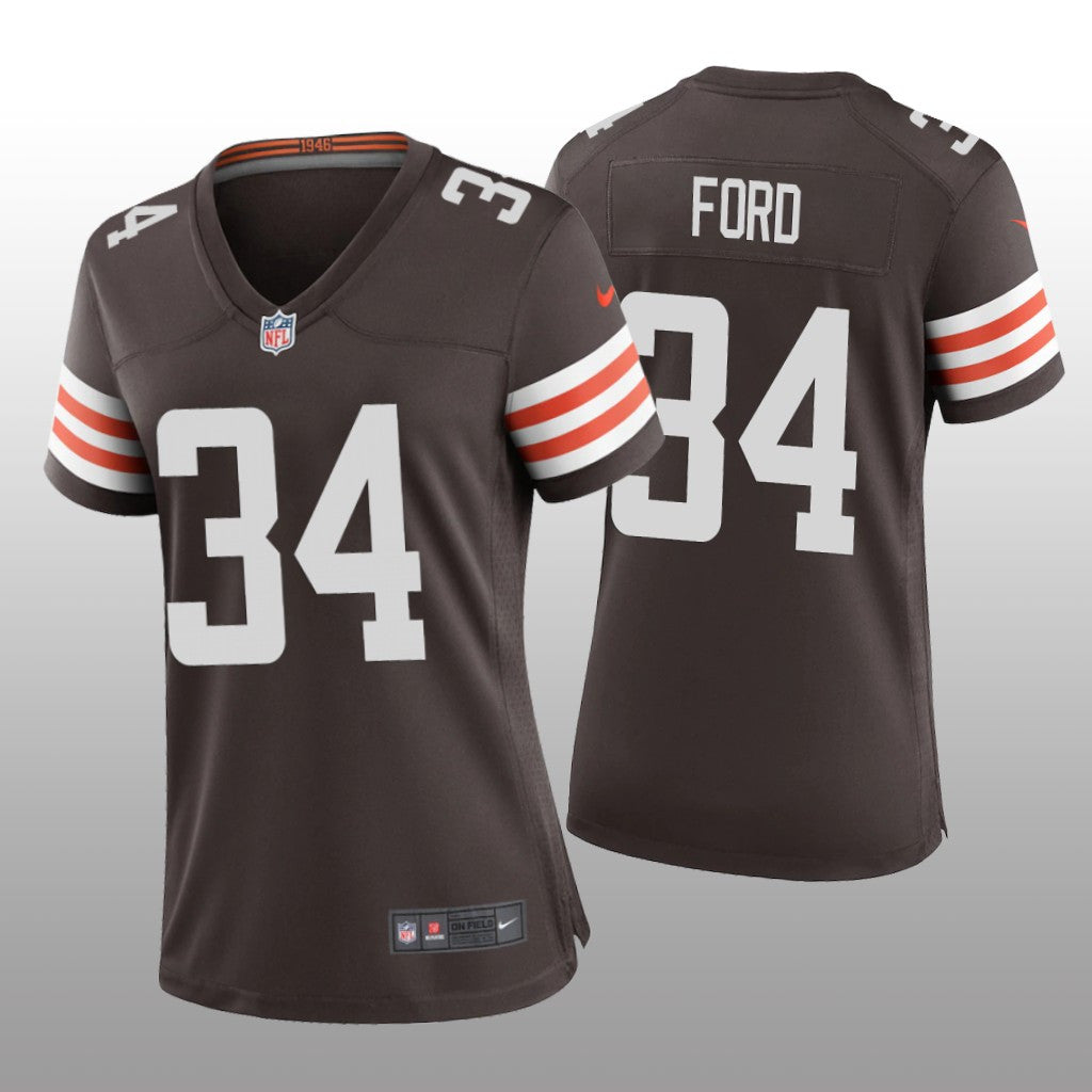 Cleveland Browns Jerome Ford Brown Jersey Game Women's