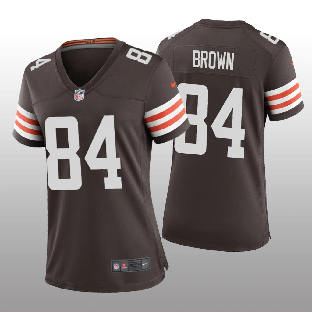 Cleveland Browns Pharaoh Brown Brown Jersey Game Women's
