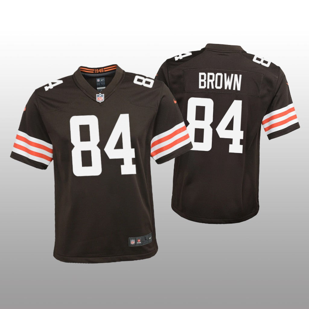Cleveland Browns Pharaoh Brown Brown Jersey Game Youth