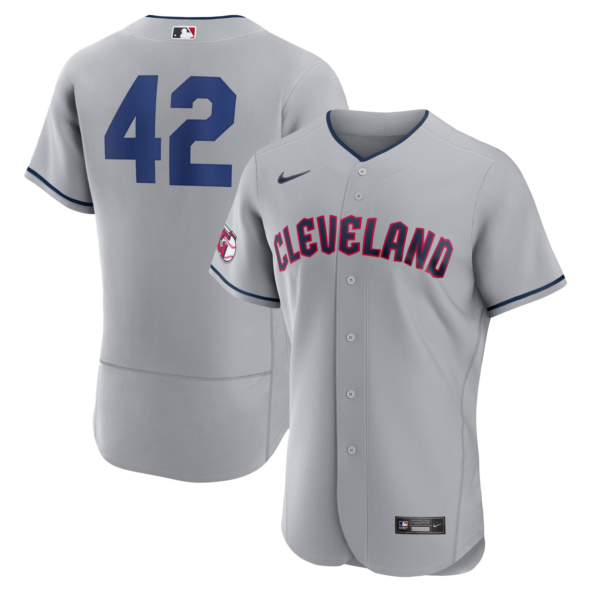 Cleveland Guardians Nike 2023 Jackie Robinson Day Authentic Jersey Gray