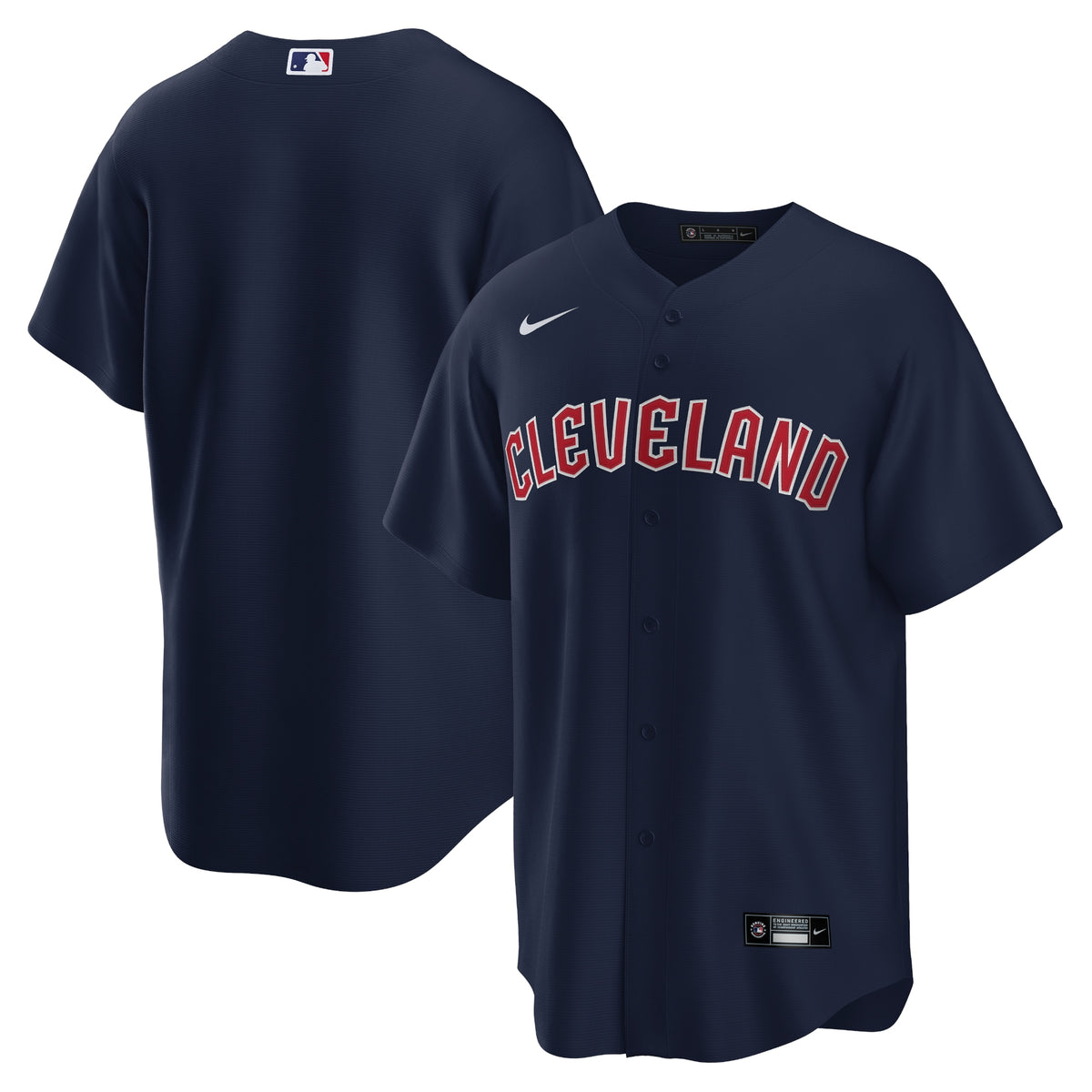 Cleveland Guardians Nike Alternate Replica Jersey Navy