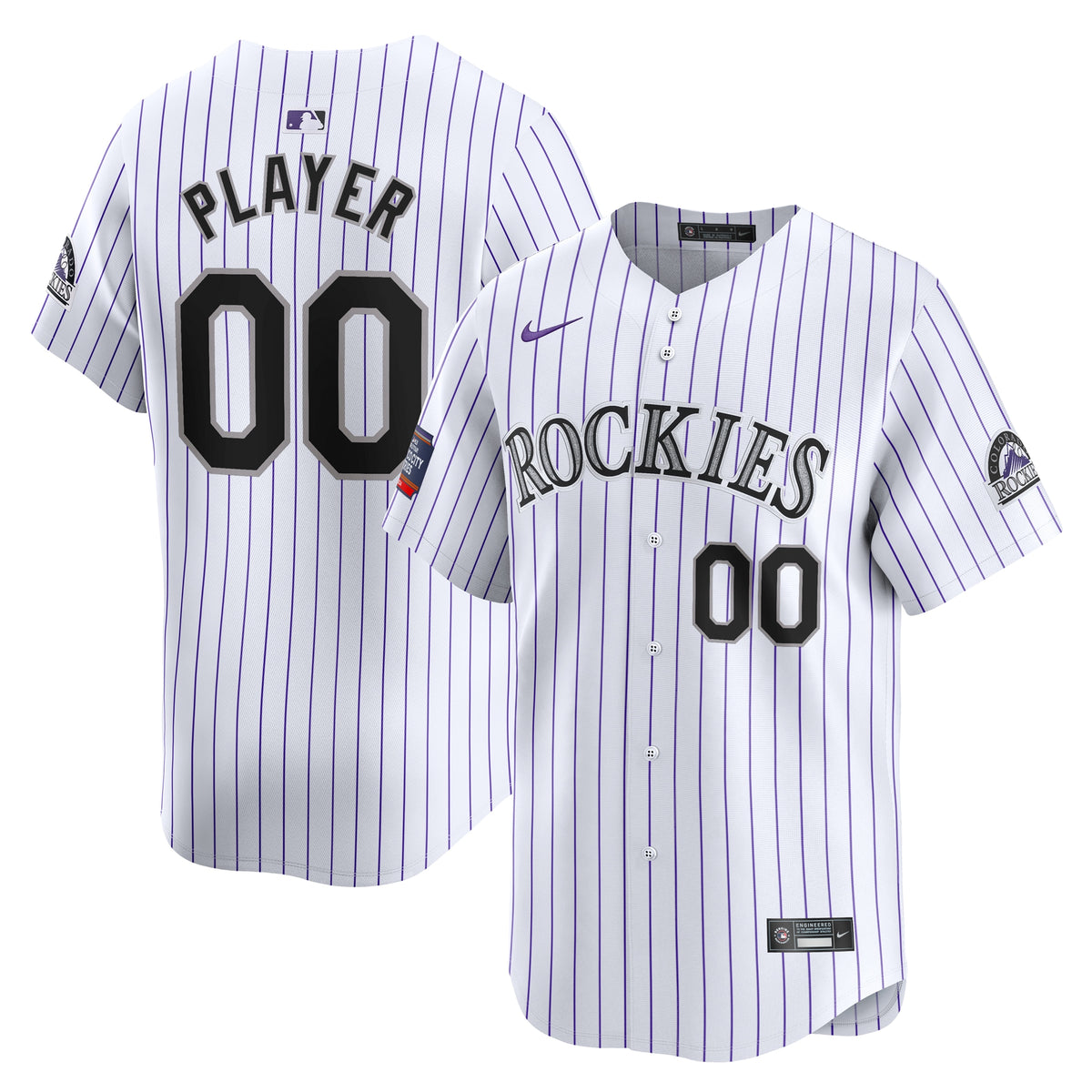 Colorado Rockies Nike 2024 MLB World Tour Mexico City Series Home Limited Pick-A-Player Jersey White
