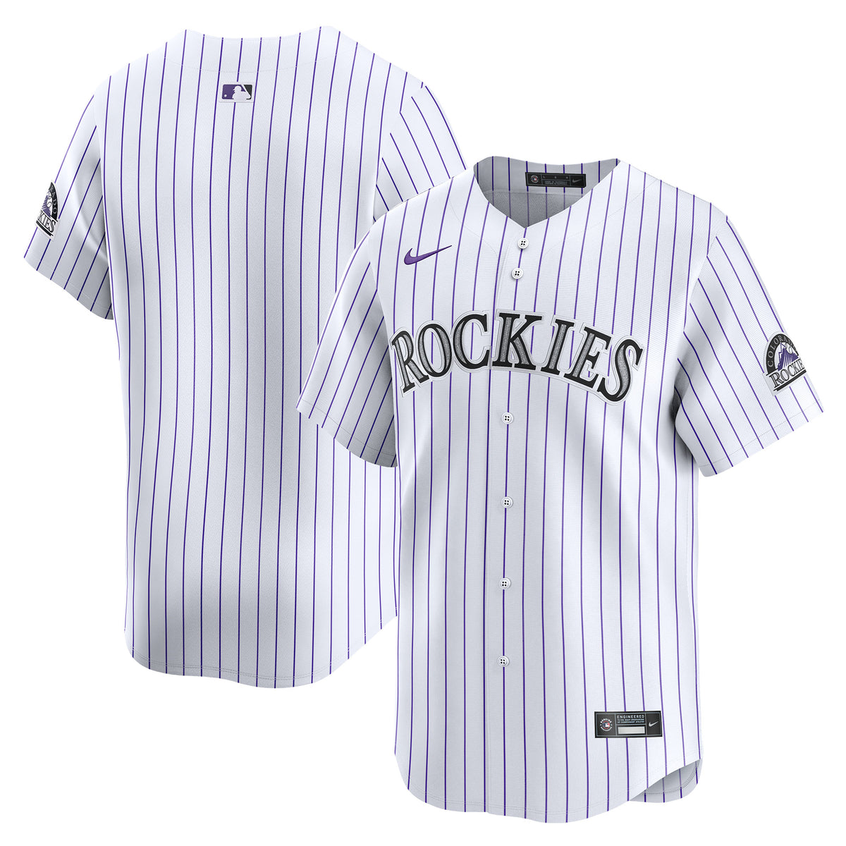 Colorado Rockies Nike Home Limited Jersey White