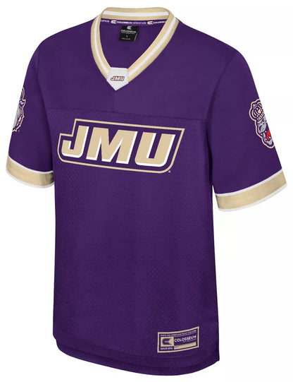 Colosseum Men's James Madison Dukes Purple Hits Football Jersey