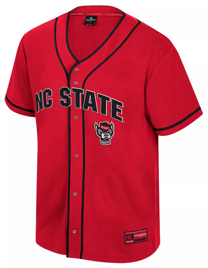Colosseum Men's NC State Wolfpack Red Replica Baseball Jersey