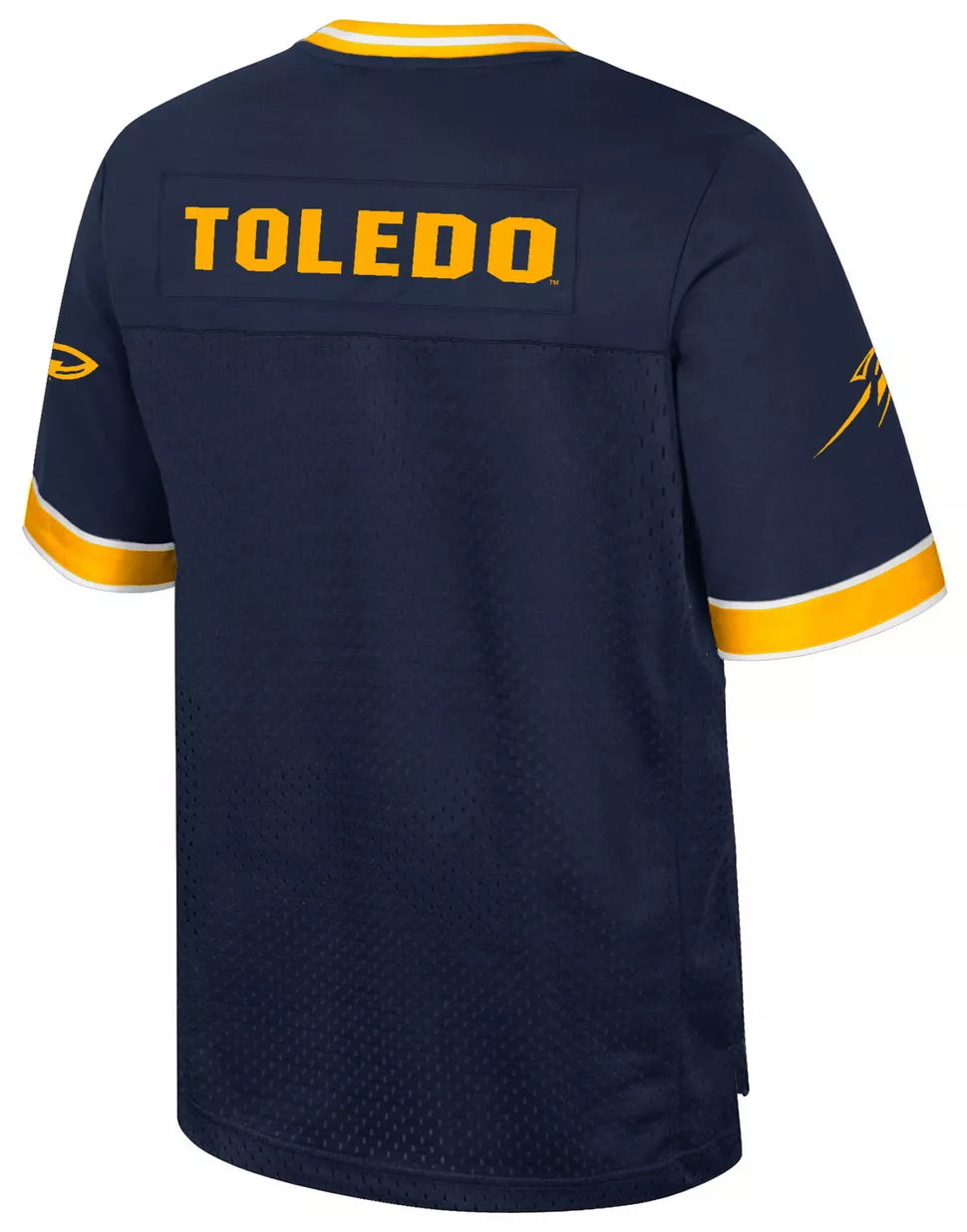 Colosseum Men's Toledo Rockets Navy Hits Football Jersey