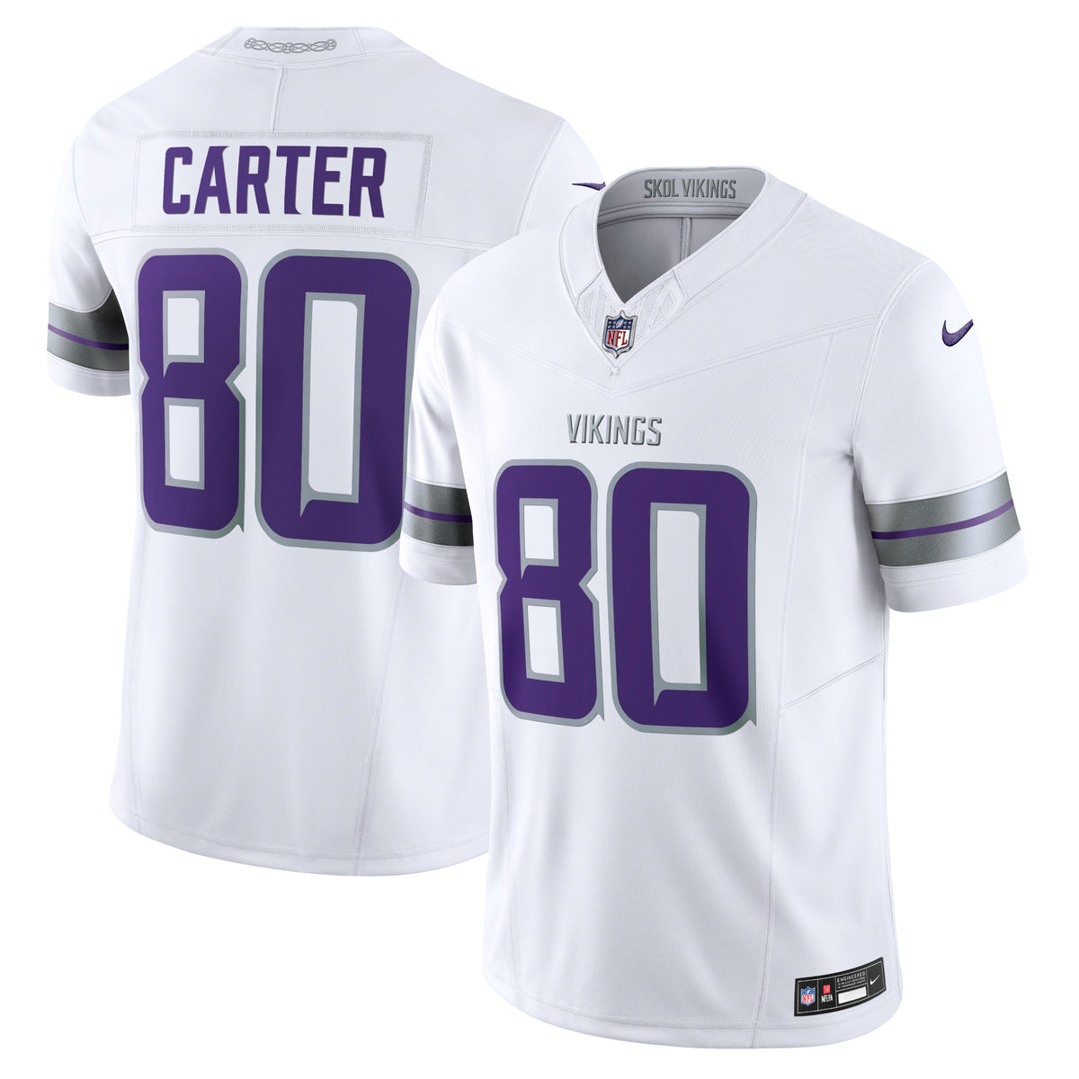 Cris Carter Minnesota Vikings Nike Alternate Vapor F.U.S.E. Retired Player Limited Jersey White