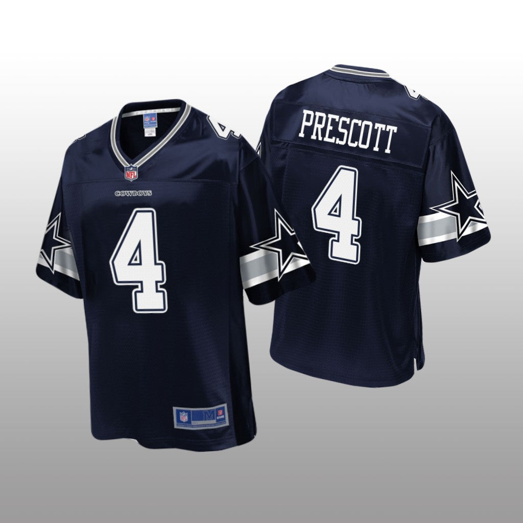 Dallas Cowboys #4 Navy Dak Prescott Pro Line Jersey Youth