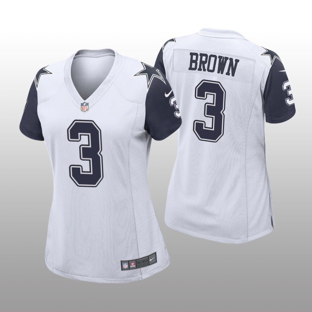 Dallas Cowboys Anthony Brown White Jersey Alternate Game Women's
