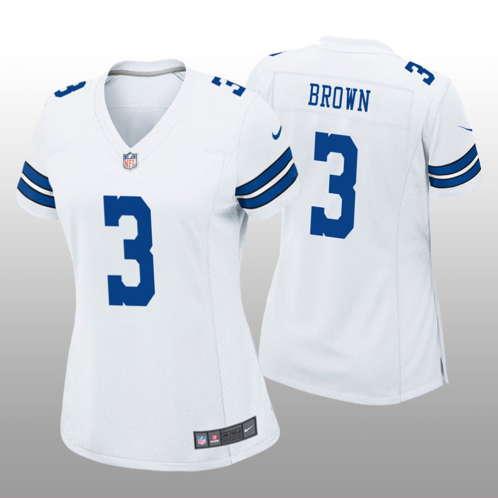 Dallas Cowboys Anthony Brown White Jersey Game Women's