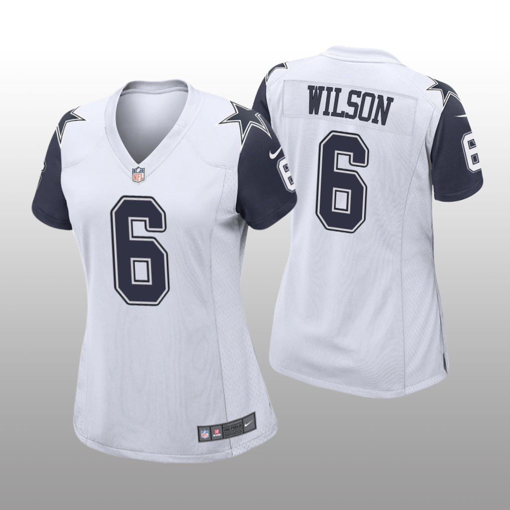 Dallas Cowboys Donovan Wilson White Jersey Alternate Game Women's