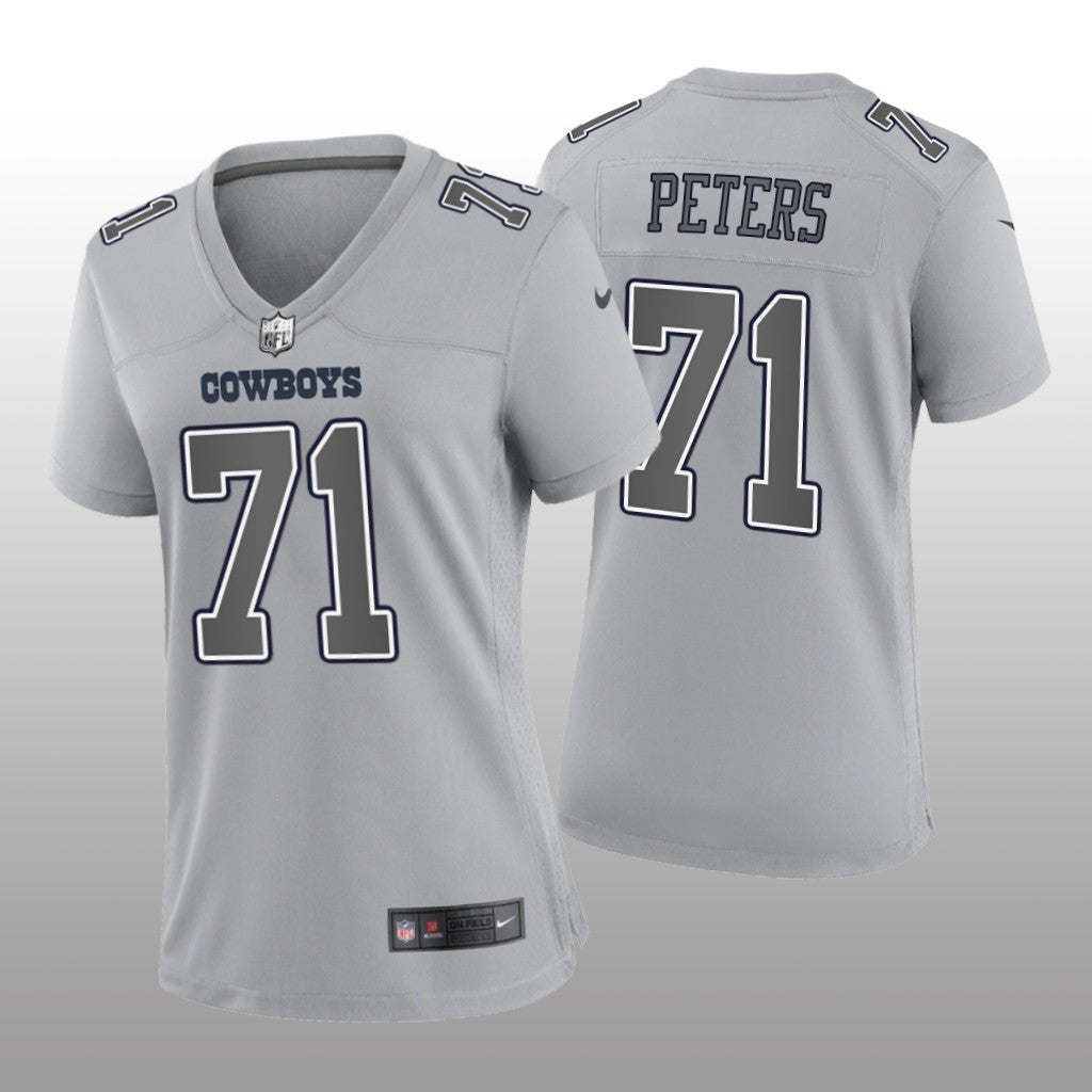 Dallas Cowboys Jason Peters Gray Jersey Atmosphere Fashion Game Women's