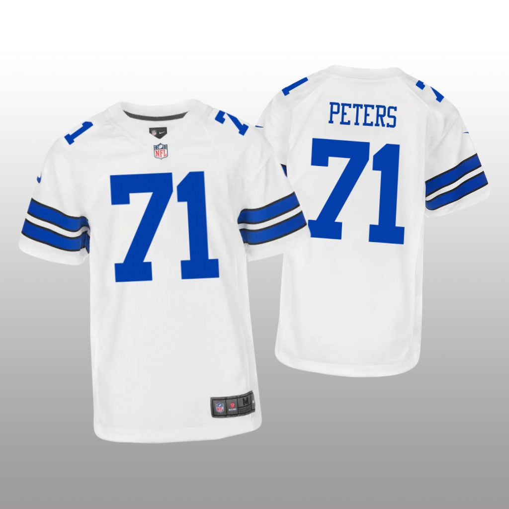 Dallas Cowboys Jason Peters White Jersey Game Youth