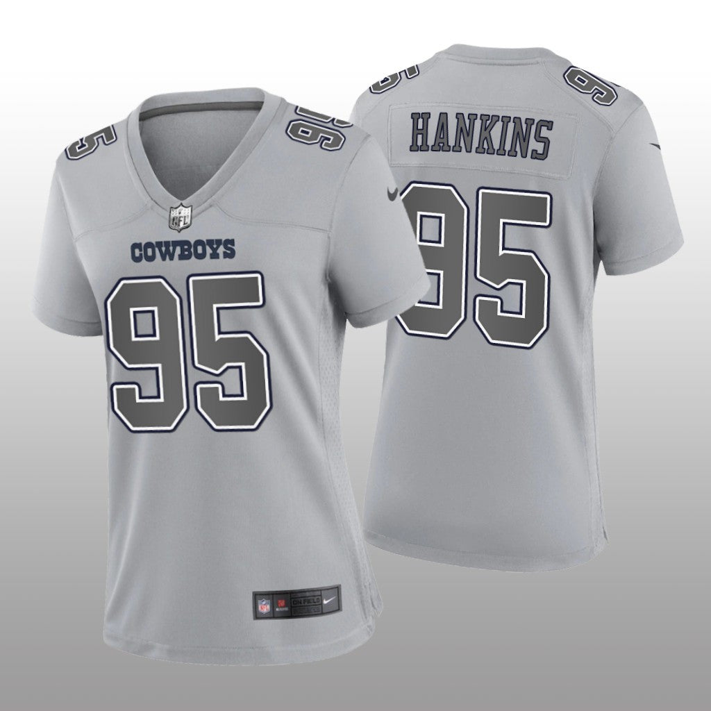 Dallas Cowboys Johnathan Hankins Gray Jersey Atmosphere Fashion Game Women's