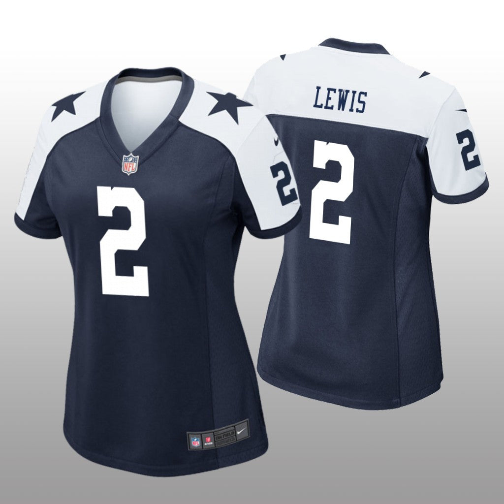 Dallas Cowboys Jourdan Lewis Navy Jersey Alternate Game Women's