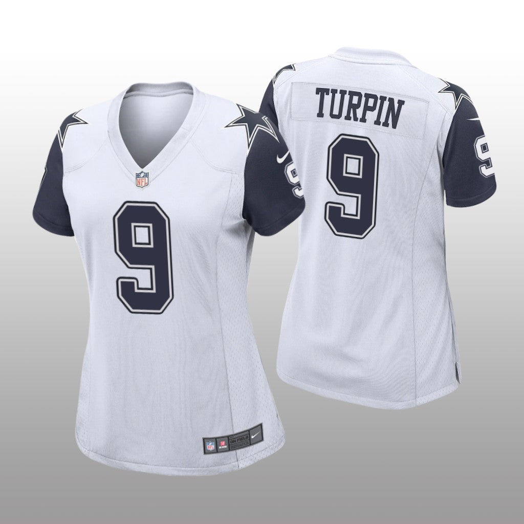 Dallas Cowboys KaVontae Turpin White Jersey Alternate Game Women's