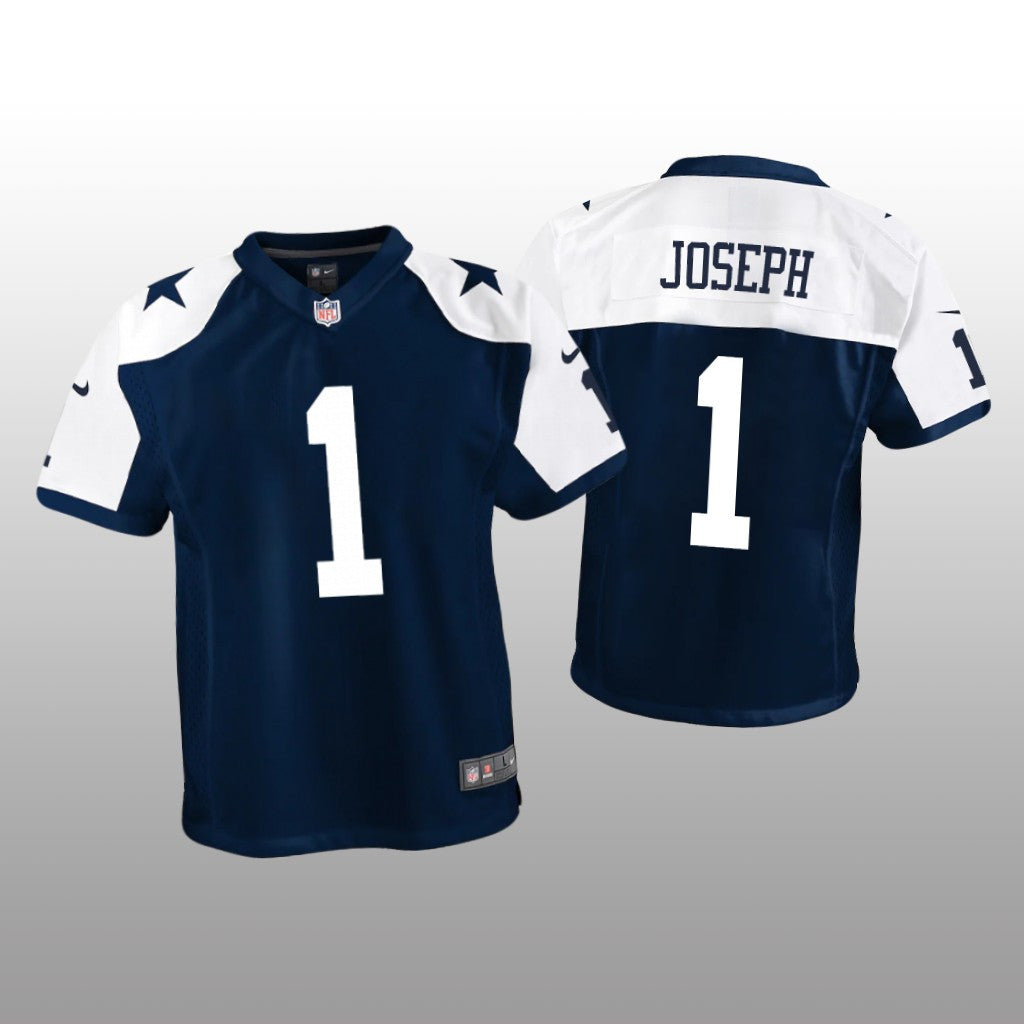 Dallas Cowboys Kelvin Joseph Navy Jersey Alternate Game Youth