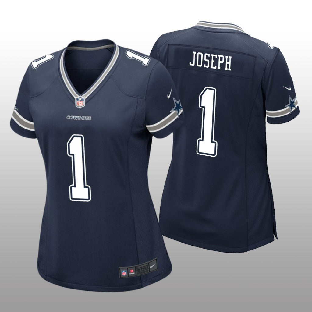 Dallas Cowboys Kelvin Joseph Navy Jersey Game Women's