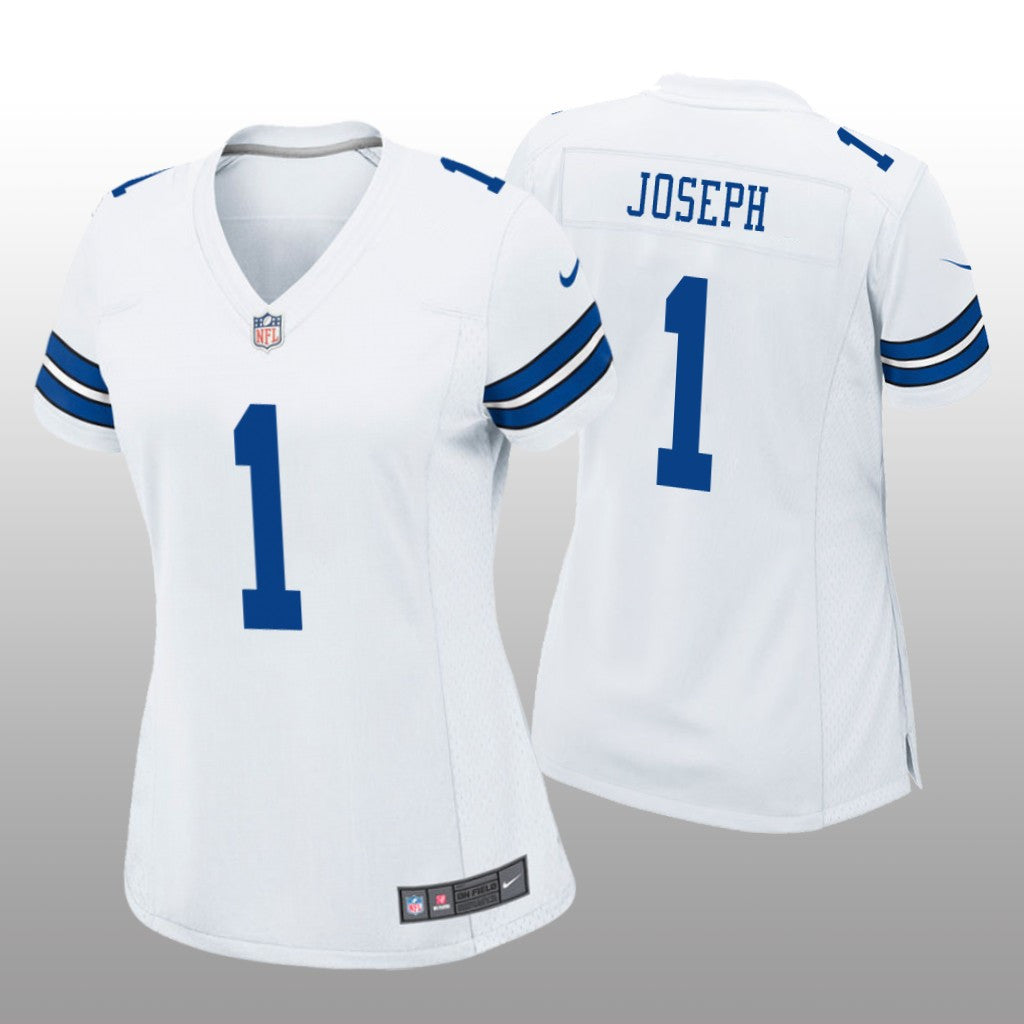 Dallas Cowboys Kelvin Joseph White Jersey Game Women's