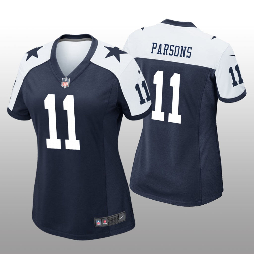 Dallas Cowboys Micah Parsons Navy Jersey Alternate Game Women's