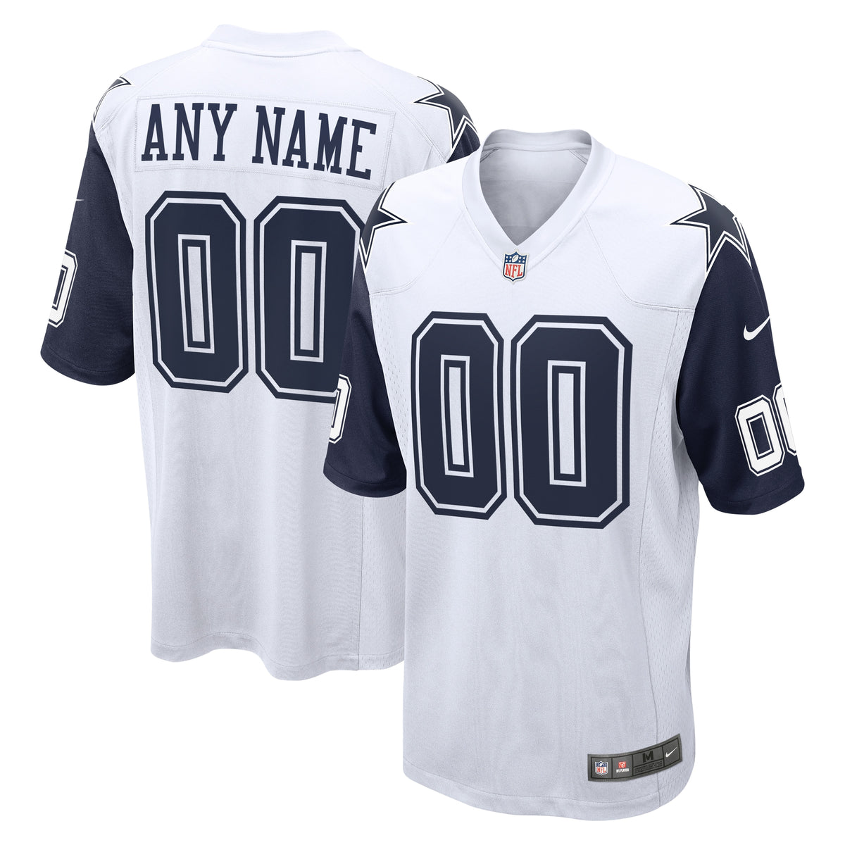Dallas Cowboys Nike Alternate Custom Game Jersey White