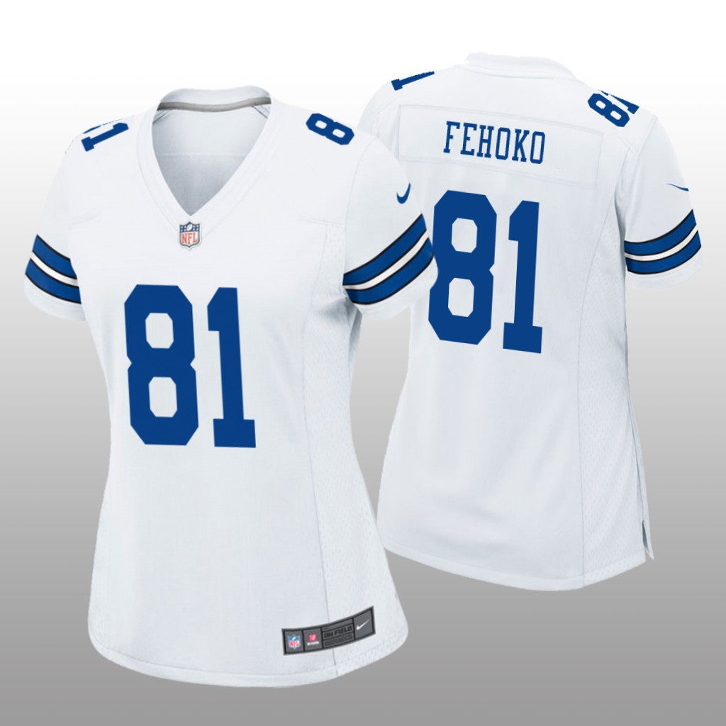Dallas Cowboys Simi Fehoko White Jersey Game Women's
