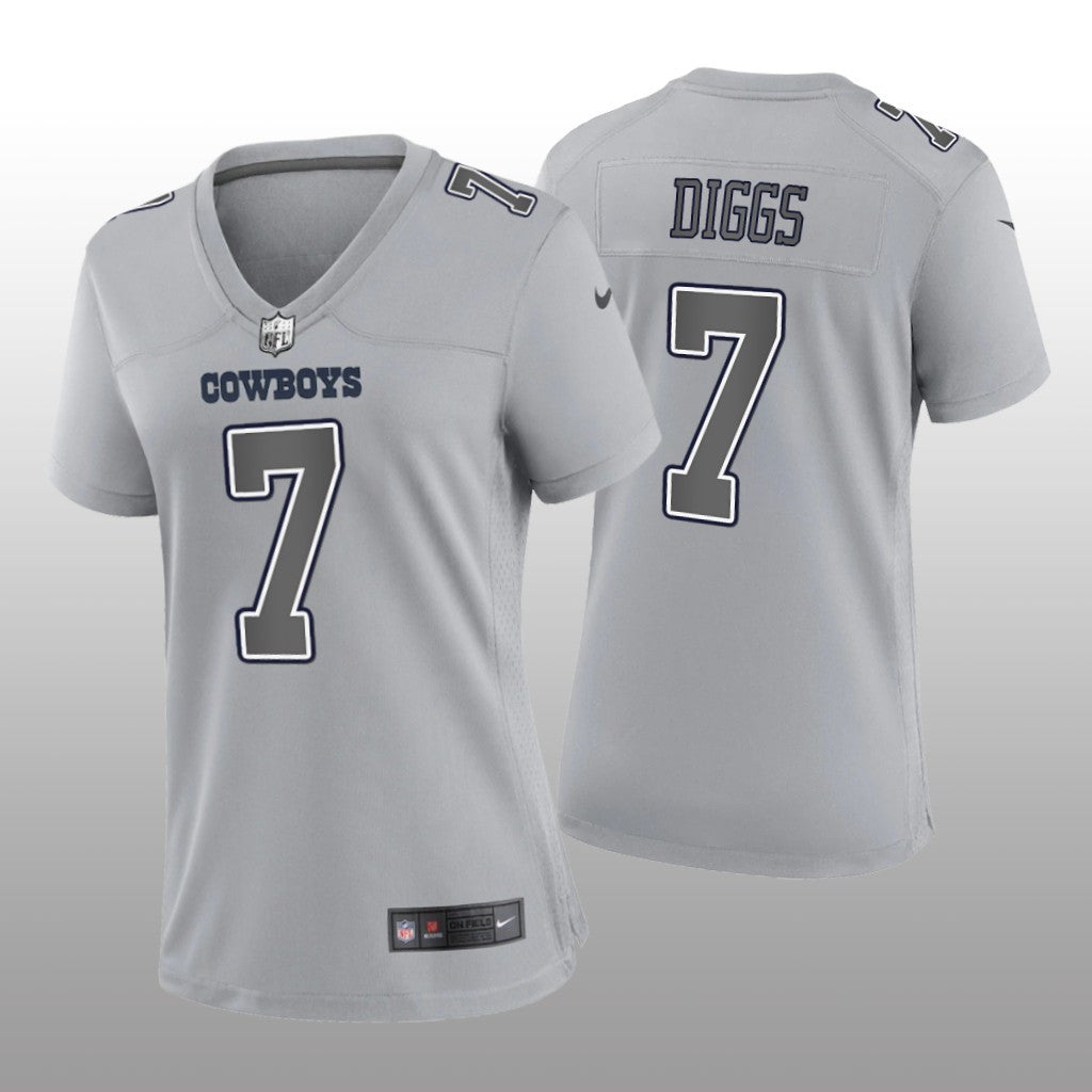Dallas Cowboys Trevon Diggs Gray Jersey Atmosphere Fashion Game Women's