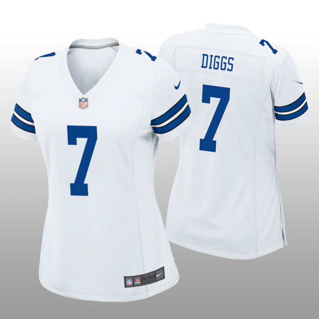 Dallas Cowboys Trevon Diggs White Jersey Game Women's
