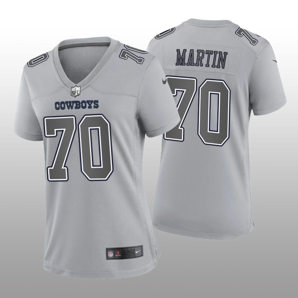 Dallas Cowboys Zack Martin Gray Jersey Atmosphere Fashion Game Women's